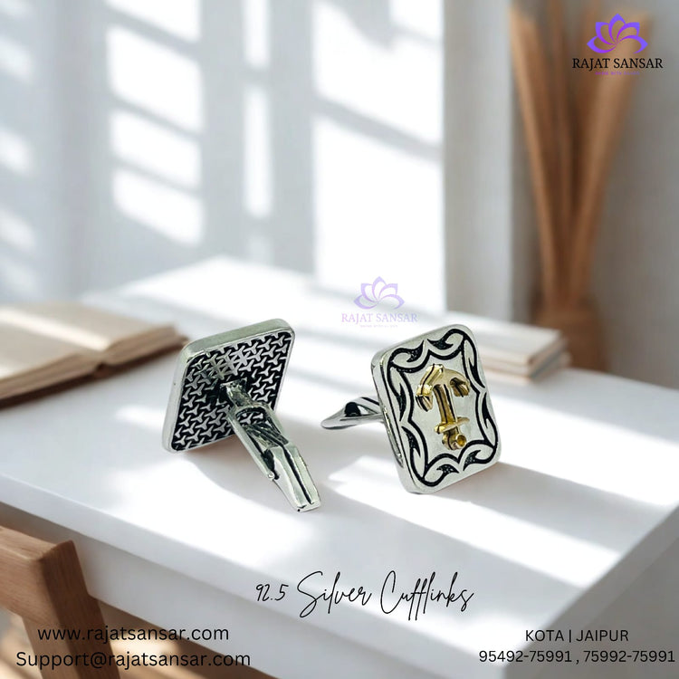 92.5 Silver Cufflinks
