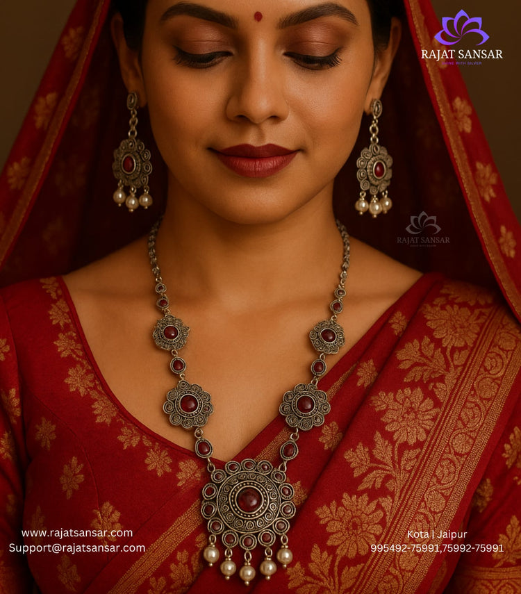 92.5 Silver Temple Jewellery