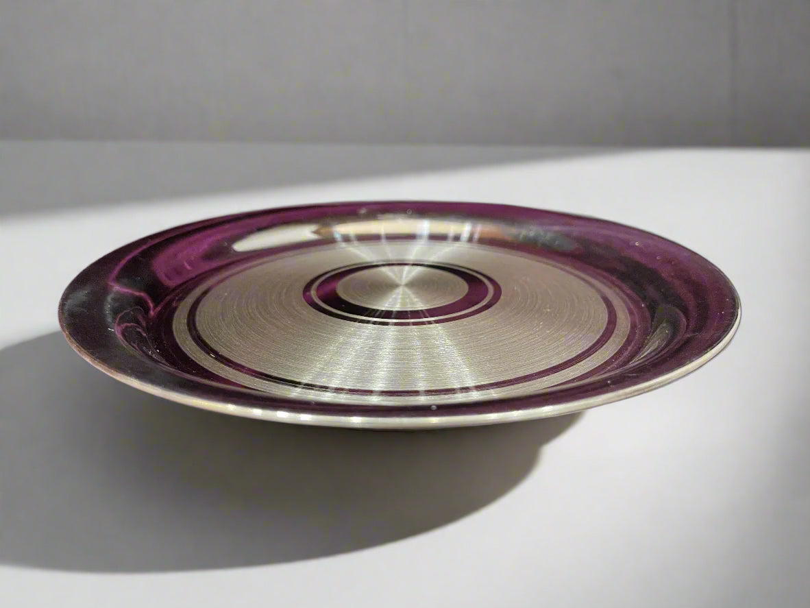 Silver Plate / Thali - Laying Borders