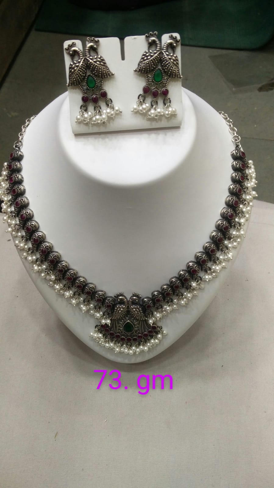 92.5 Silver Temple Jewellery
