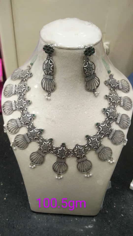 92.5 Silver Temple Jewellery- Oxo Frost Finish
