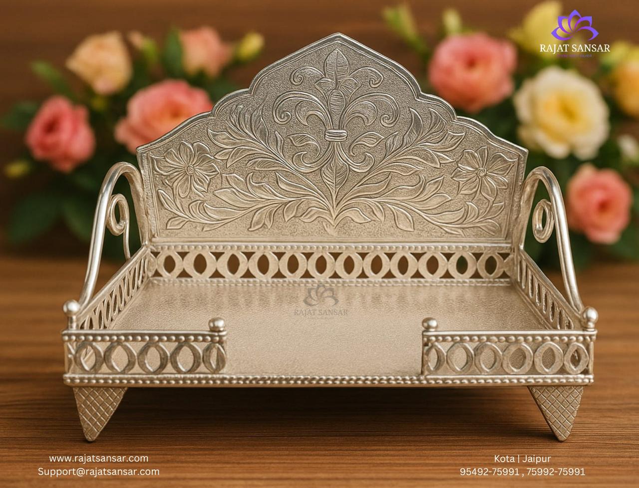 Silver Singhasan