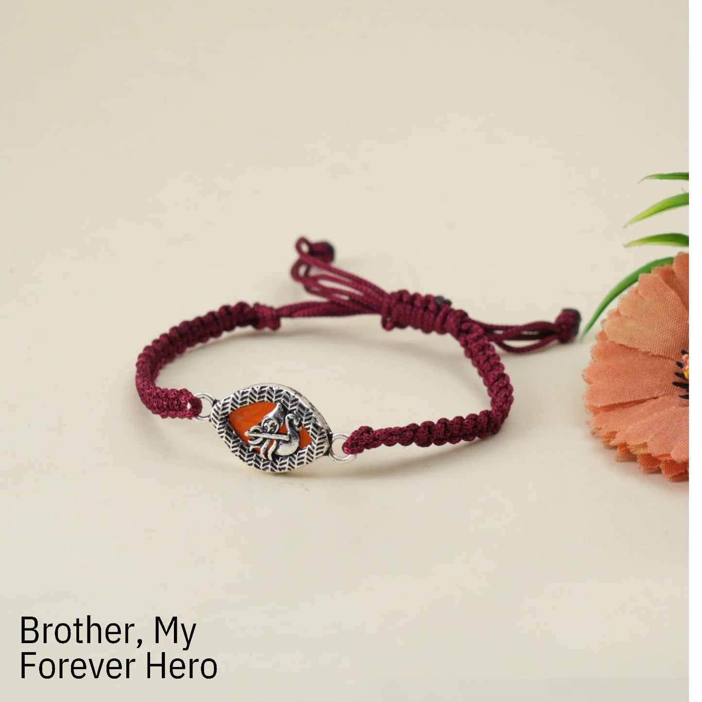 Silver Rakhi- Strength Wrapped in Thread
