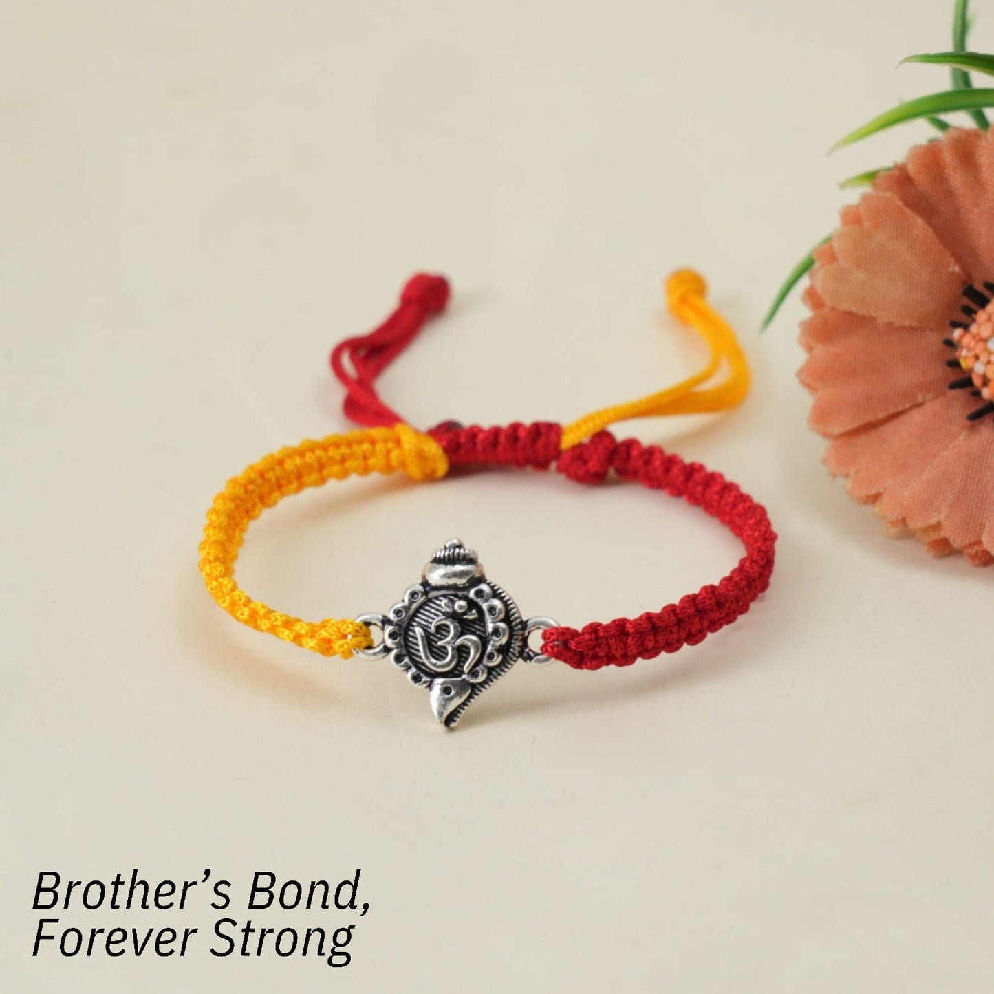Silver Rakhi- Strength Wrapped in Thread