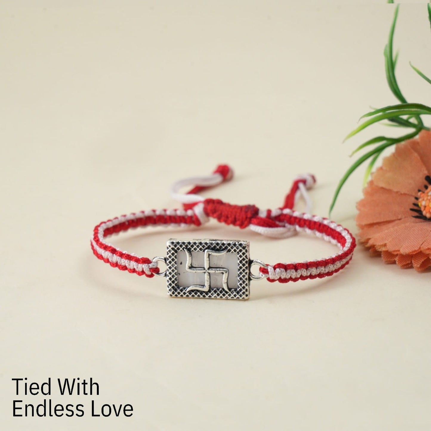 Silver Rakhi- Strength Wrapped in Thread