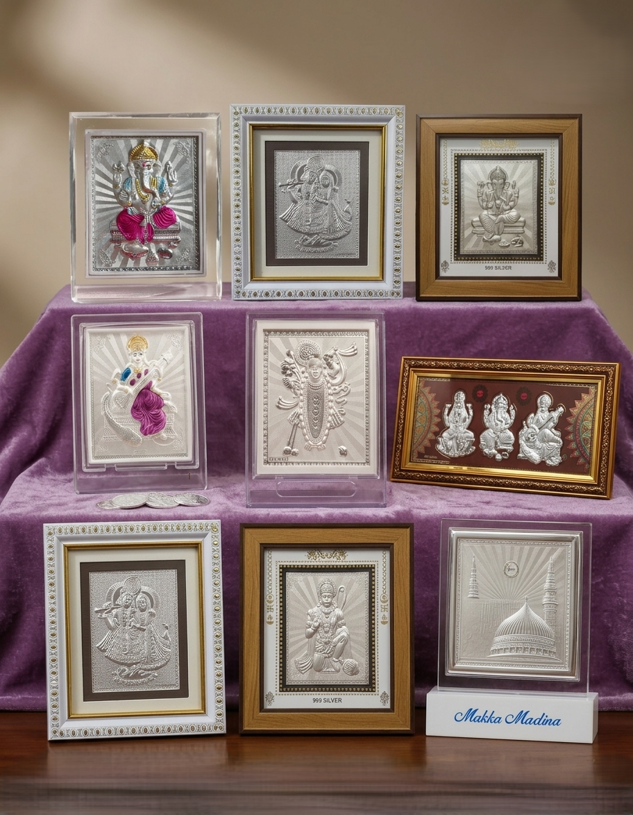 999 Silver God Frame