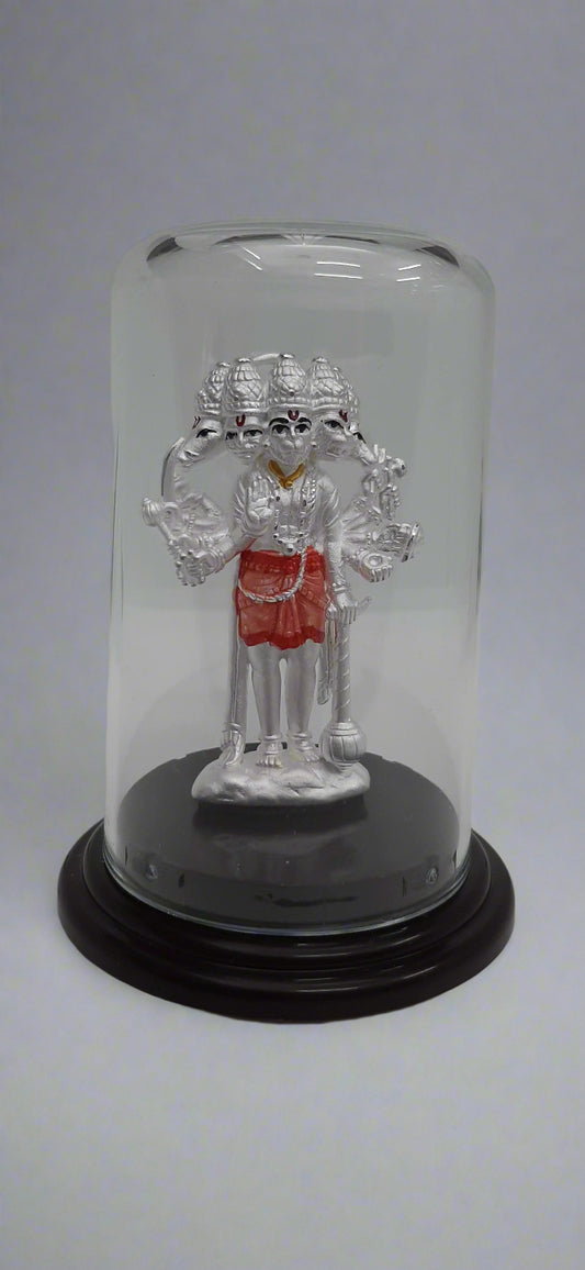 Silver Emerald Hanuman Ji Idol