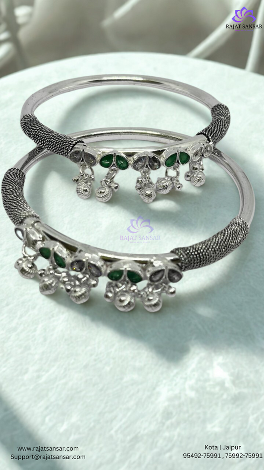 Silver Kada Payal- Heritage