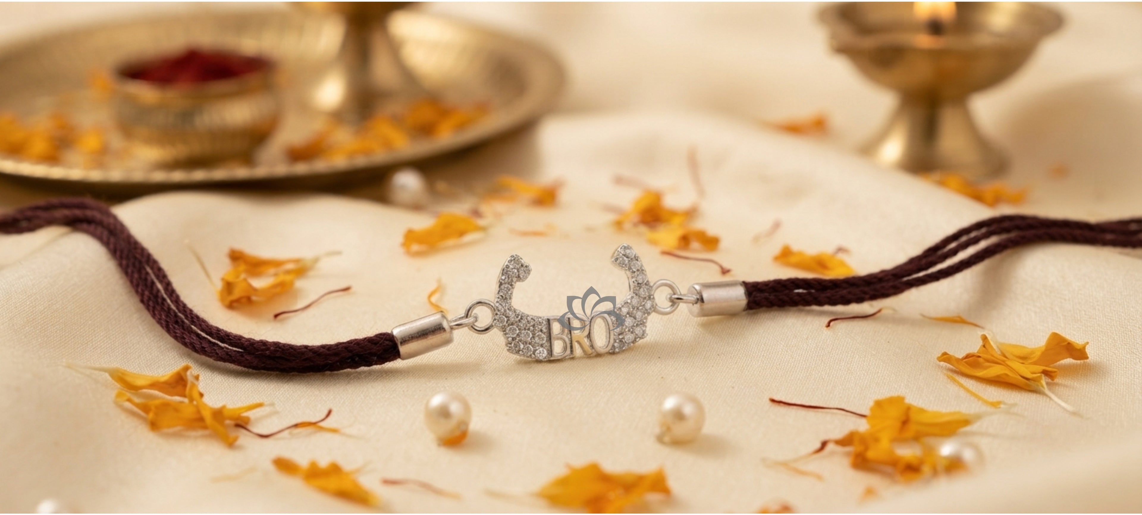 925 Sterling Silver BHAI Rakhi - Pack of 1
