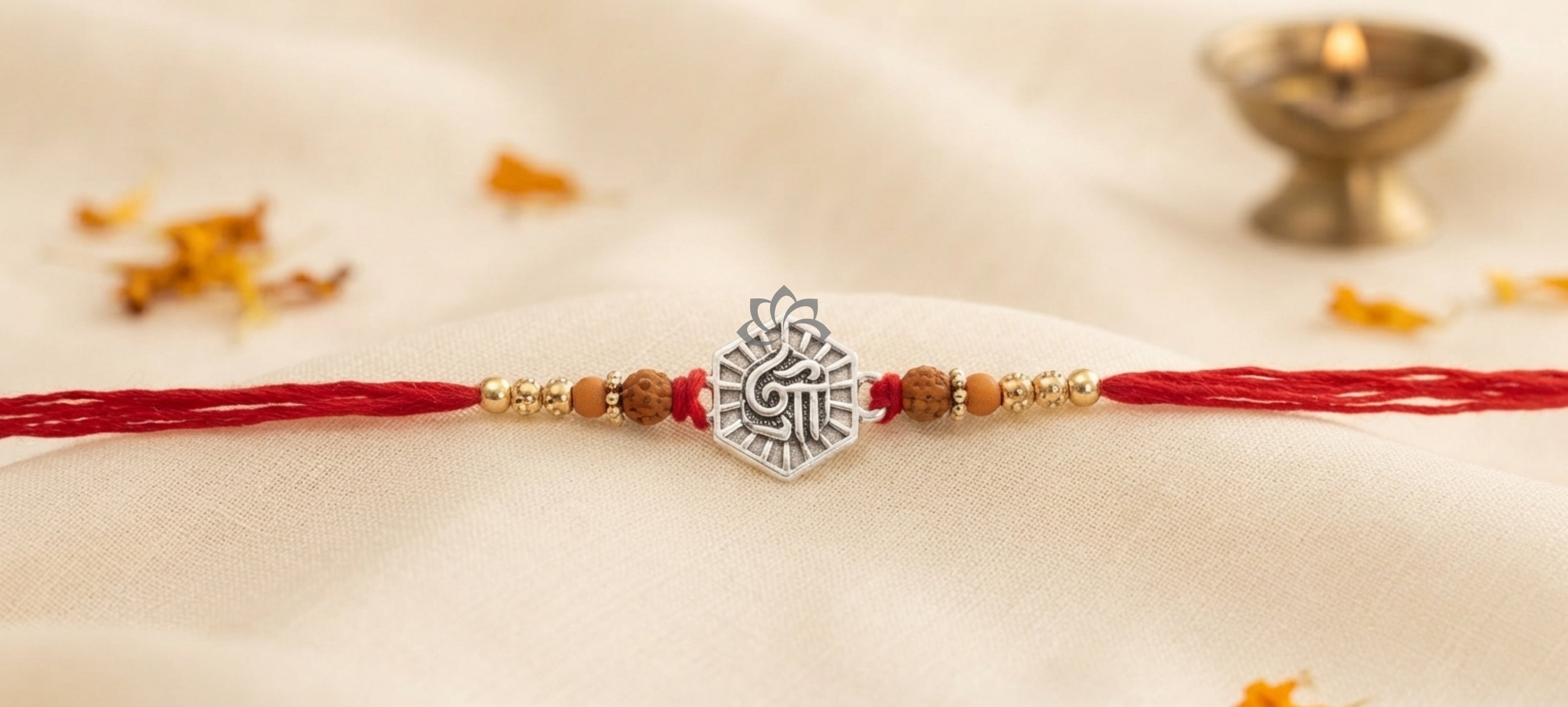 925 Sterling Silver Rakhi - SHREE RAKHI