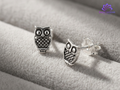 92.5 Silver Studd for Daily wear | light Weight | Elegant Design | Owl