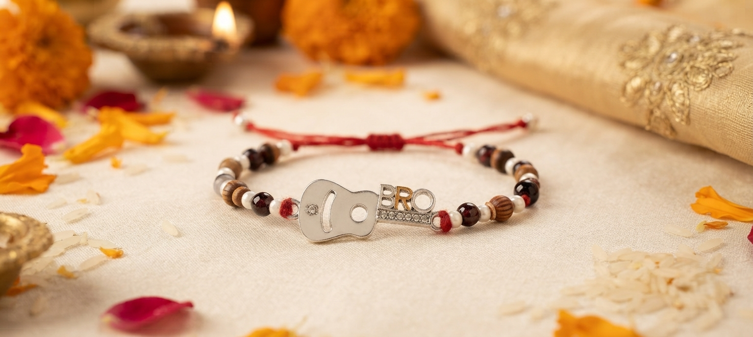 925 Sterling Silver Rakhi - Pack of 1