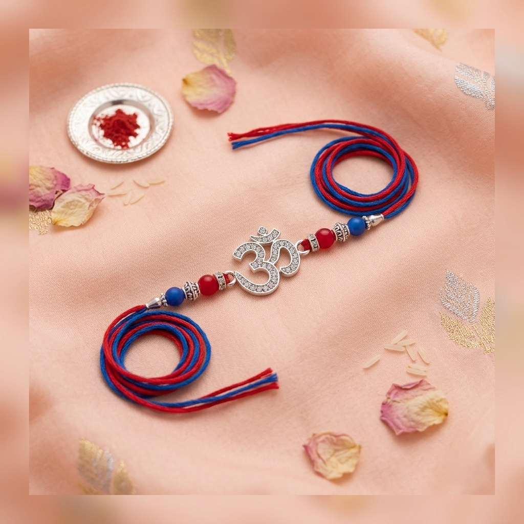 92.5 Sterling Silver Rakhi Collection- Pack of 4