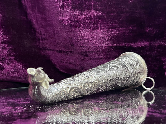 Silver Shringi – Traditional Vessel for Sacred Rituals