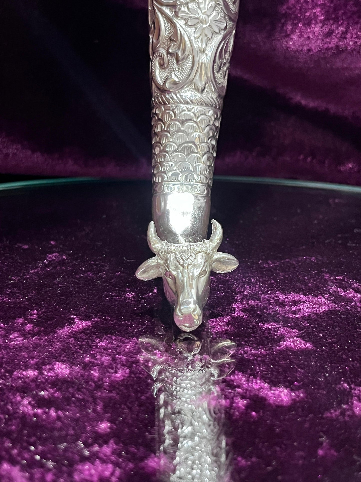 Silver Shringi – Traditional Vessel for Sacred Rituals
