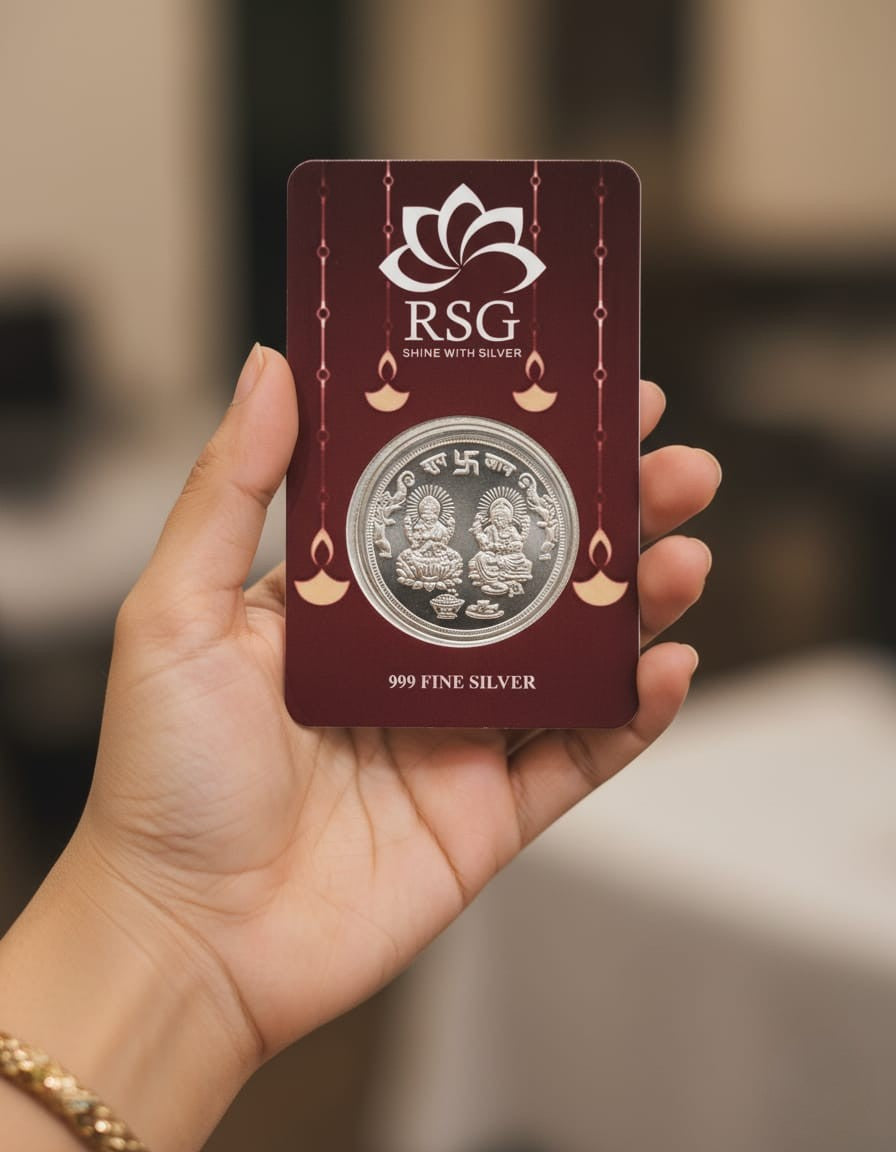 999 Silver Gift Coin Card - 1 gram