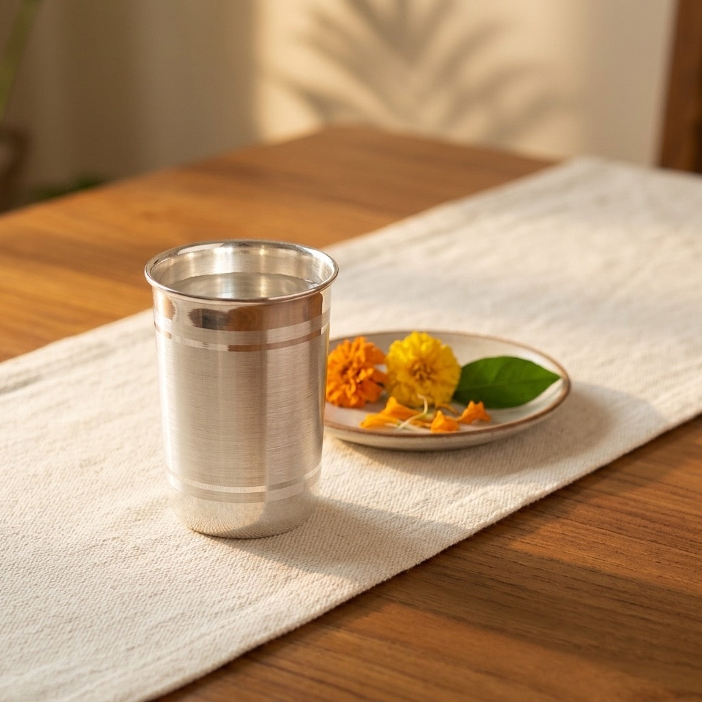 Silver Glass- Lassi Glass Design