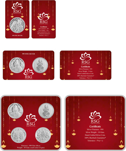 999 Silver Gift Coin Card -  10 gram