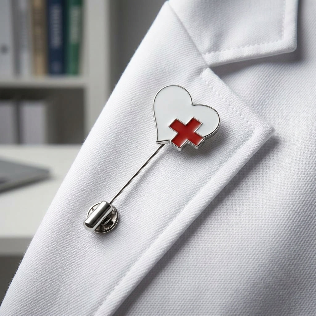 92.5 Sterling Silver Medicos Lapel Pin