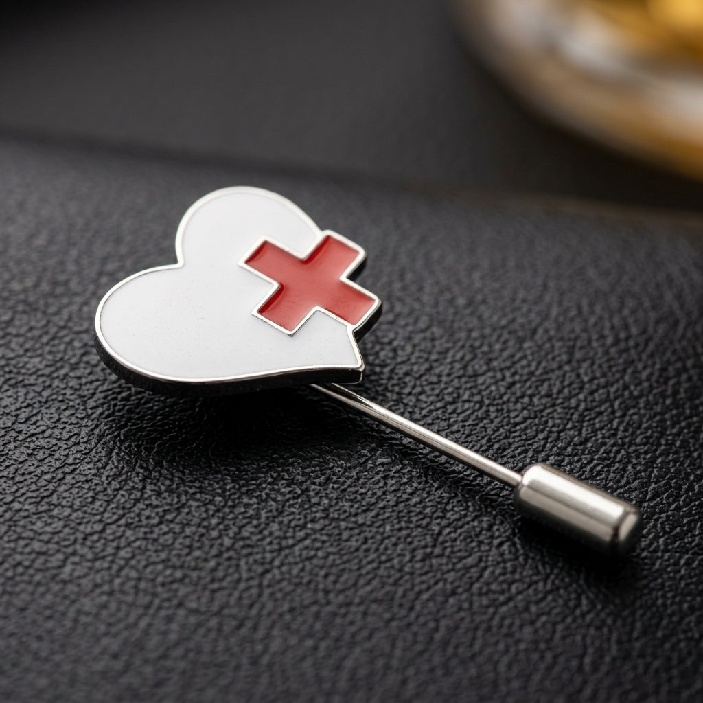 92.5 Sterling Silver Medicos Lapel Pin
