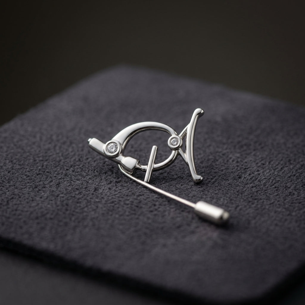 92.5 Sterling Silver Medicos Lapel Pin