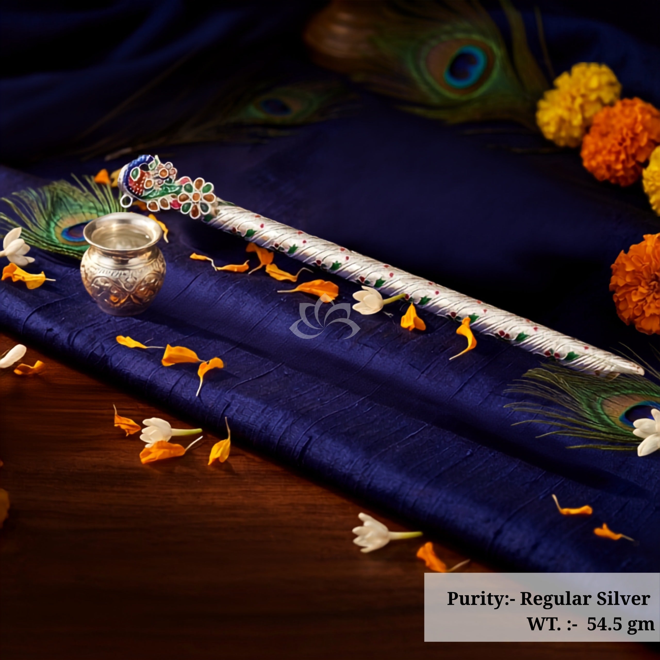 Silver Laddu Gopal Murli / Flute