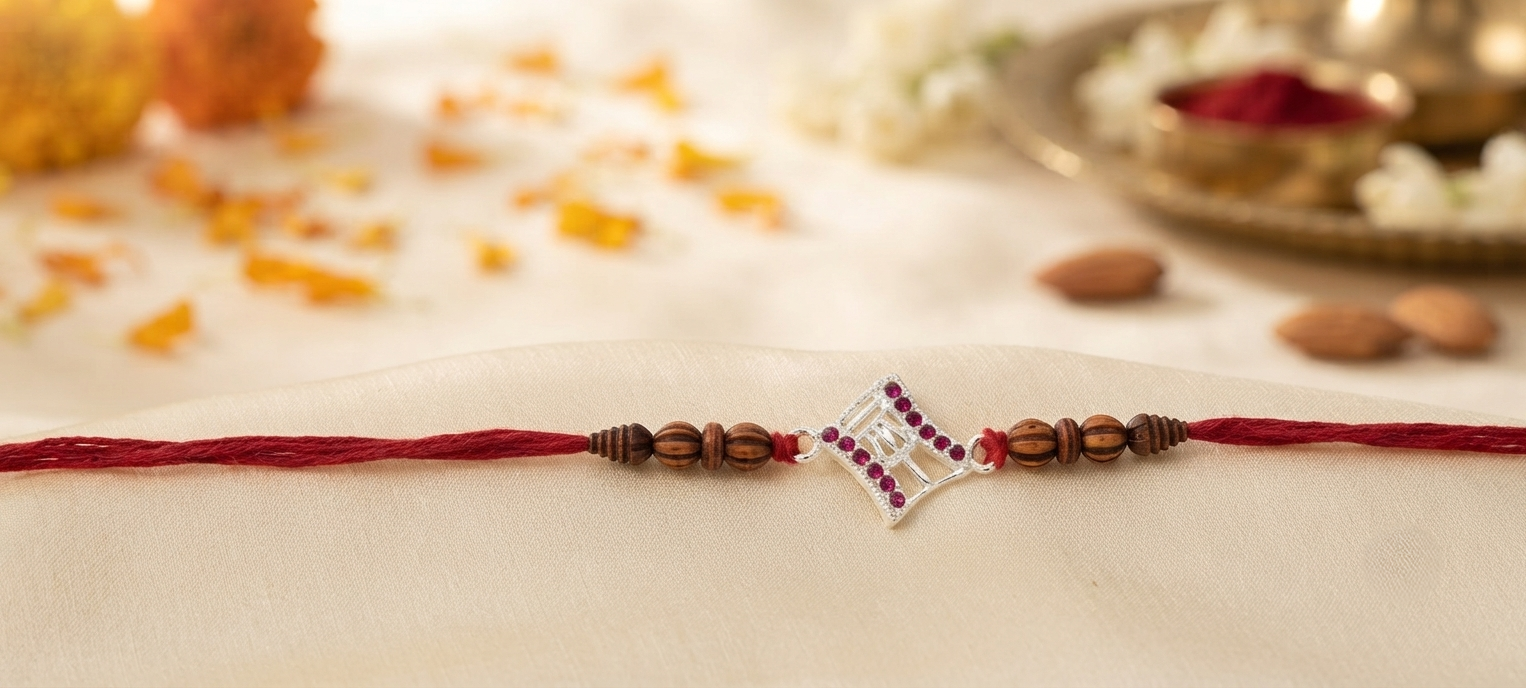 925 Sterling Silver - Shiva Special Rakhi