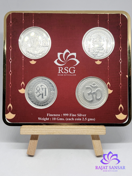 999 Silver Gift Coin Card -  10 gram