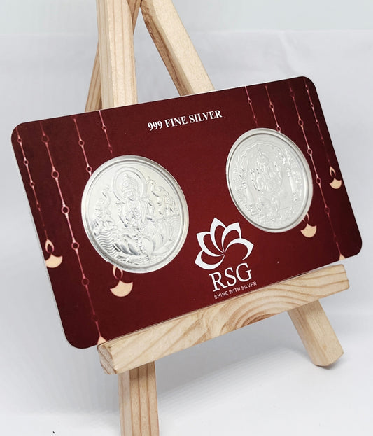 999 Silver Gift Coin Card - 2 Gram