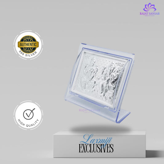 999 Laxmi & Ganesh Ji Photo Frame Idol | Pooja Room,Table Stand