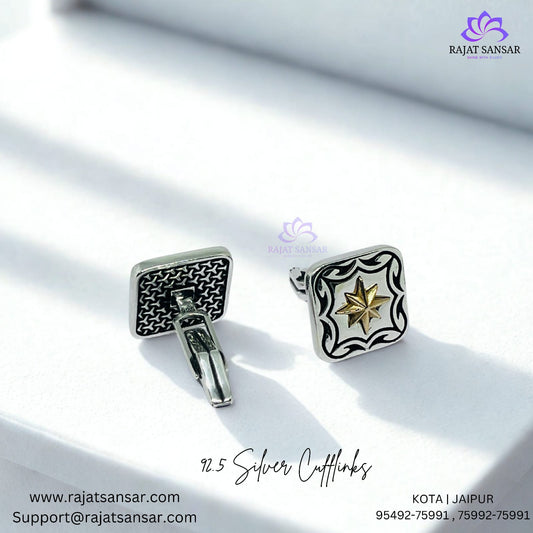 Guiding Star Luxe 92.5 Sterling Silver Cufflinks
