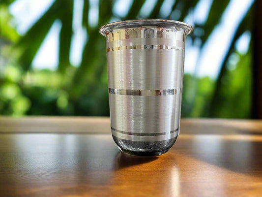 Silver Glass - Milky Design