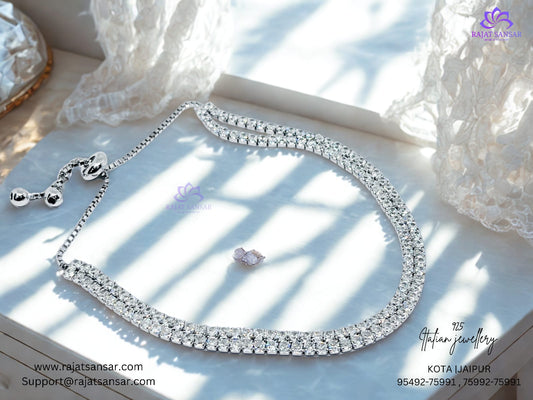 92.5 Italian Silver Tennis Bracelet