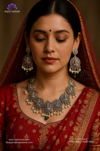 92.5 Silver Temple Jewellery