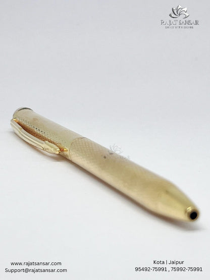 999 Pure Silver Pen - Full Gold Tone