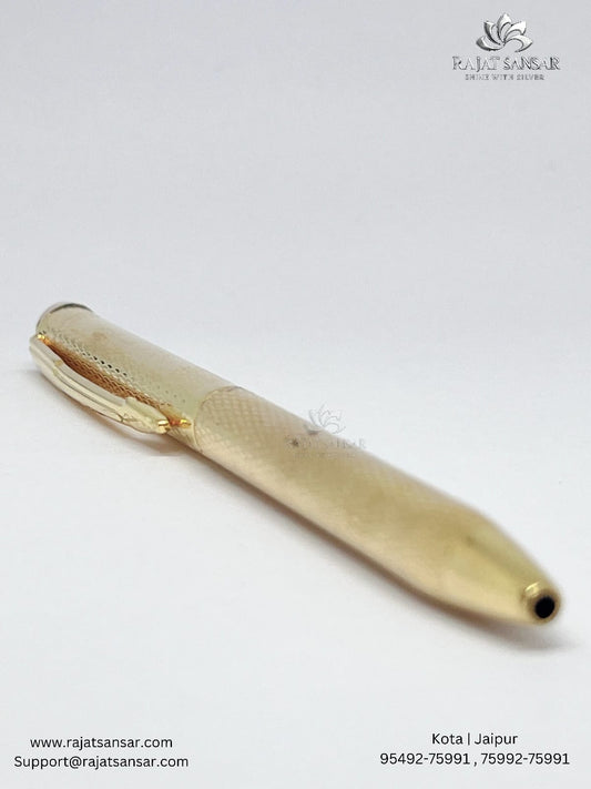999 Pure Silver Pen - Full Gold Tone