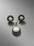 Silver Pendant Earrings – Elegant 92.5 Sterling Silver Jewellery