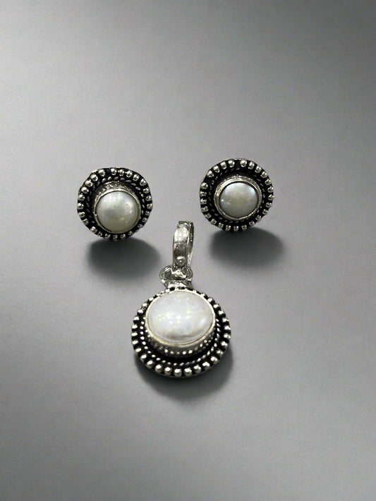 Silver Pendant Earrings – Elegant 92.5 Sterling Silver Jewellery