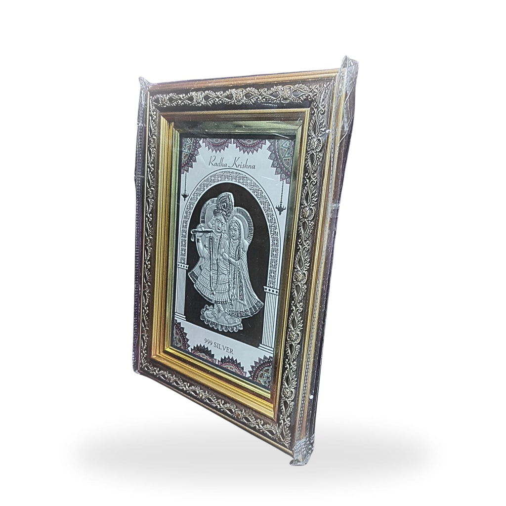 Premium 999 Silver Ganesh Ji Frame – Ideal Gift 10 Inches x 9 Inches