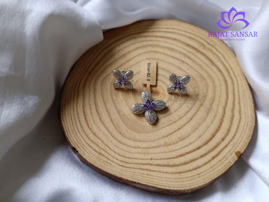 92.5 Silver Italian Pendant Earrings | Elegant Sterling