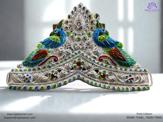 Silver Nakashi Mukut – Royal Adornment for Deities