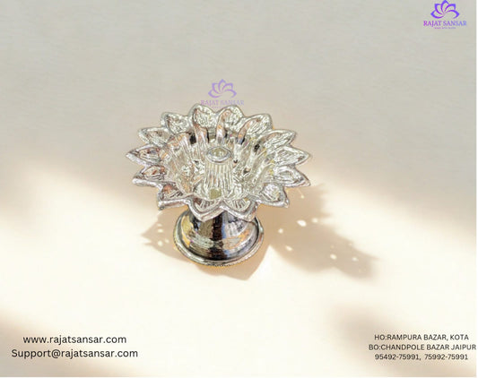 Silver Diya – A Divine Symbol of Light & Positivity