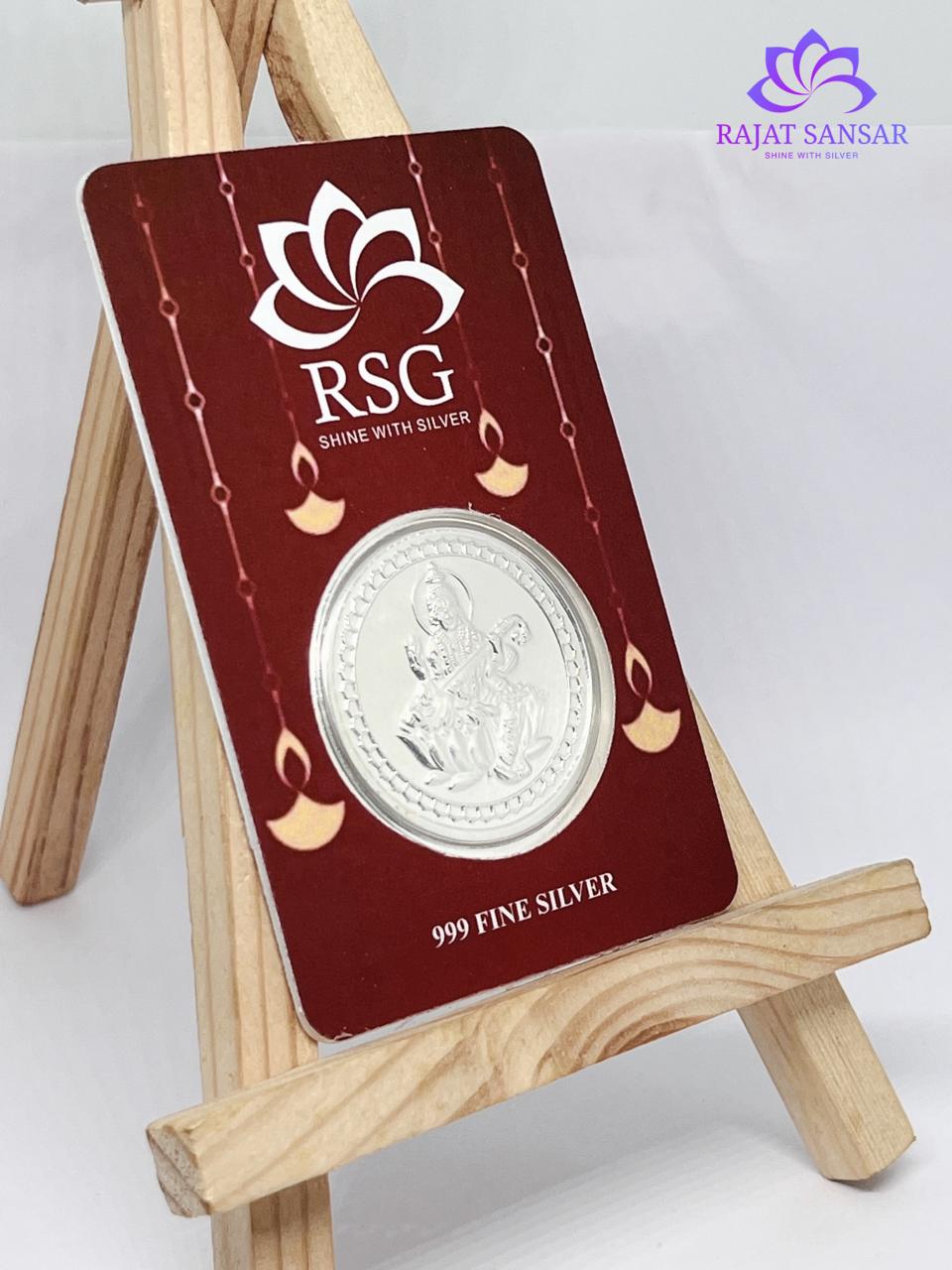 999 Silver Gift Coin Card - 1 gram