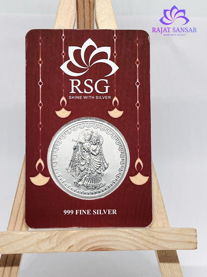 999 Silver Gift Coin Card - 1 gram