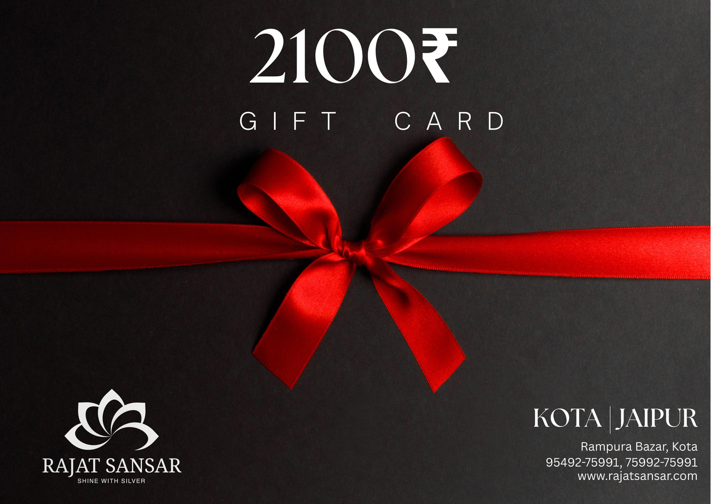 Rajat Sansar Gift Card – The Perfect Gift for Every Occasion