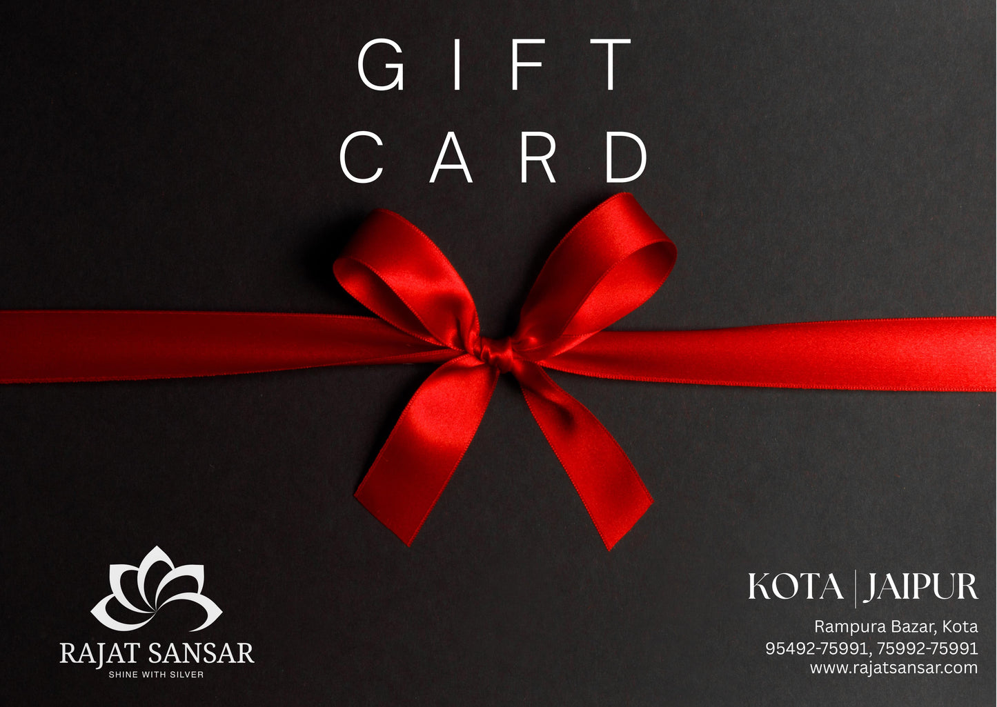 Rajat Sansar Gift Card – The Perfect Gift for Every Occasion
