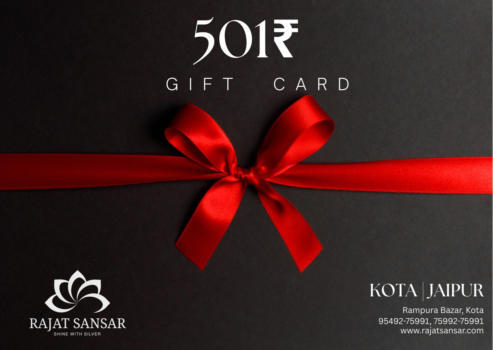 Rajat Sansar Gift Card – The Perfect Gift for Every Occasion