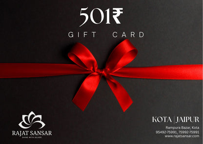 Rajat Sansar Gift Card – The Perfect Gift for Every Occasion