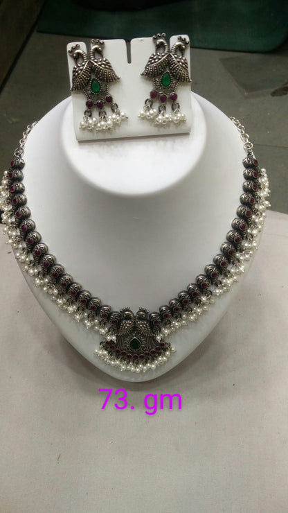 92.5 Silver Temple Jewellery