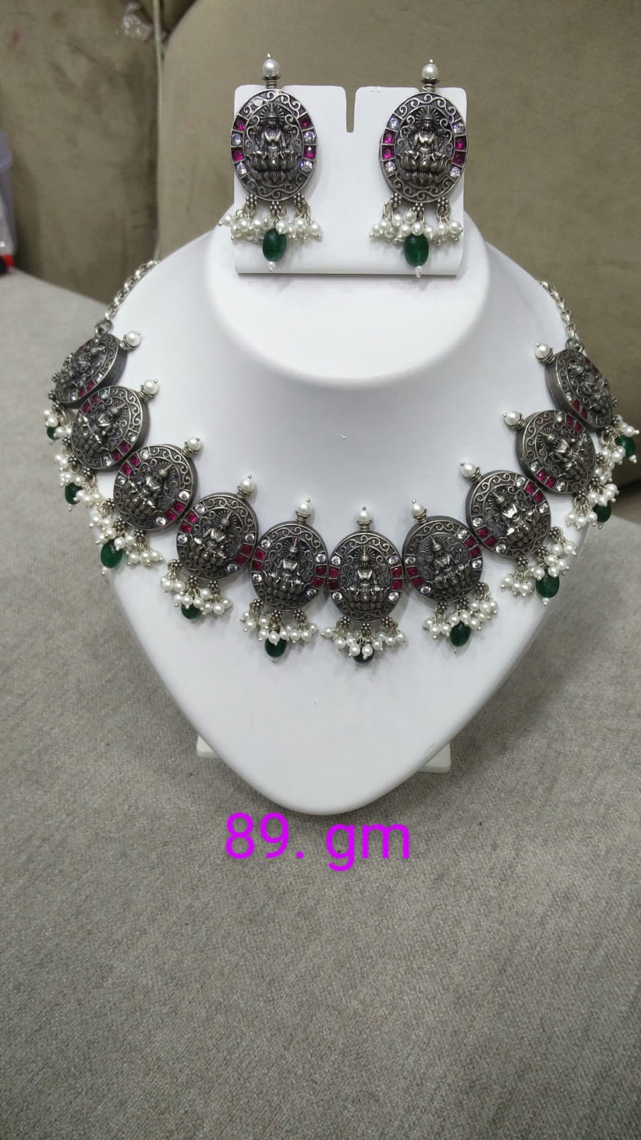 92.5 Silver Temple Jewellery